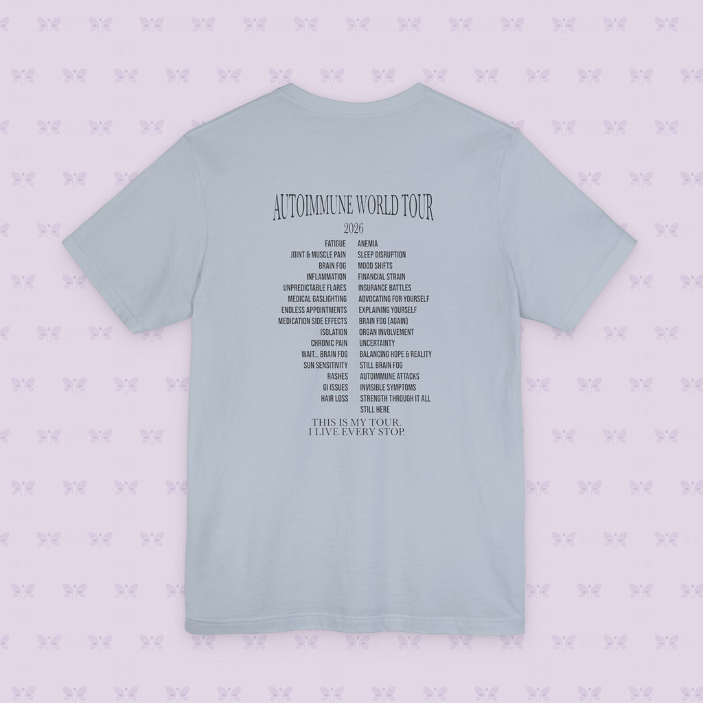 Autoimmune World Tour 2026 Shirt – Patient Edition | Chronic Illness Awareness Tee | Autoimmune Warrior Shirt | March Awareness Month