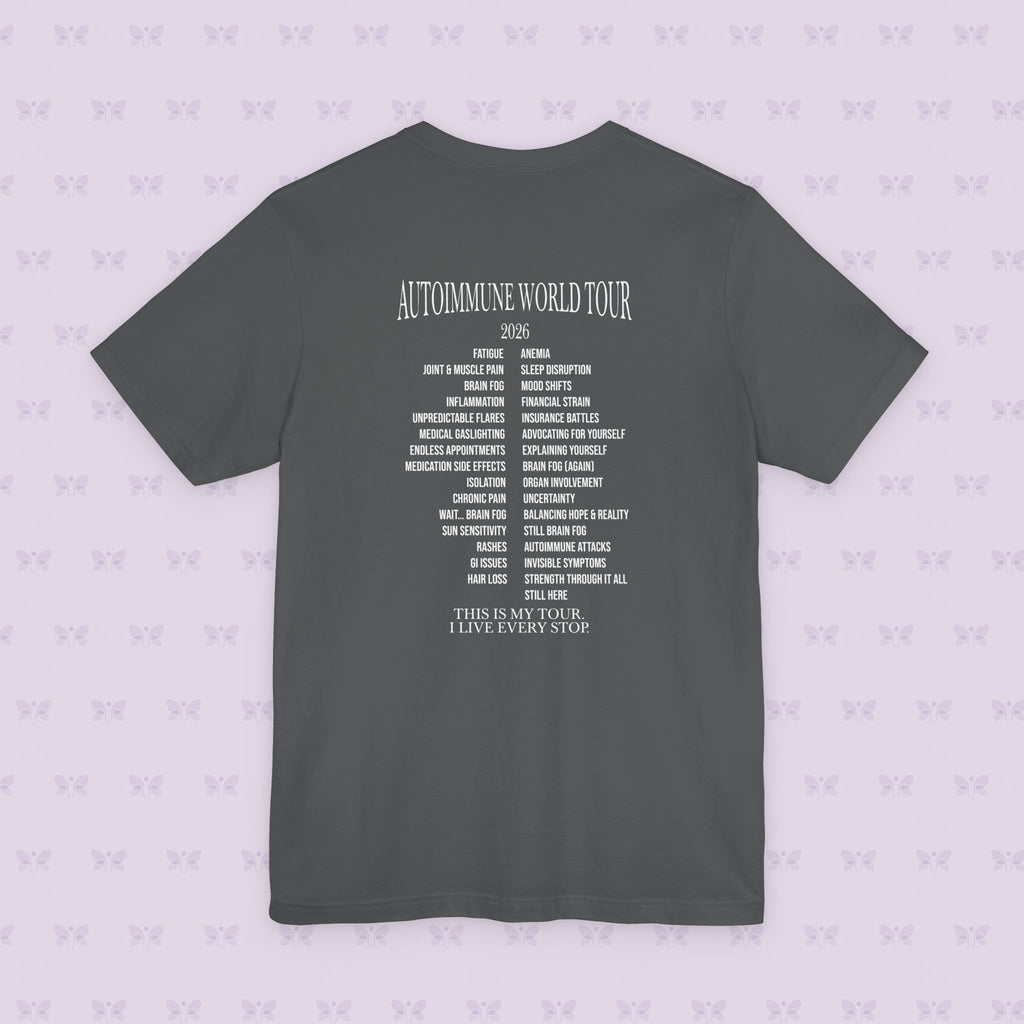 Autoimmune World Tour 2026 Shirt – Patient Edition | Chronic Illness Awareness Tee | Autoimmune Warrior Shirt | March Awareness Month