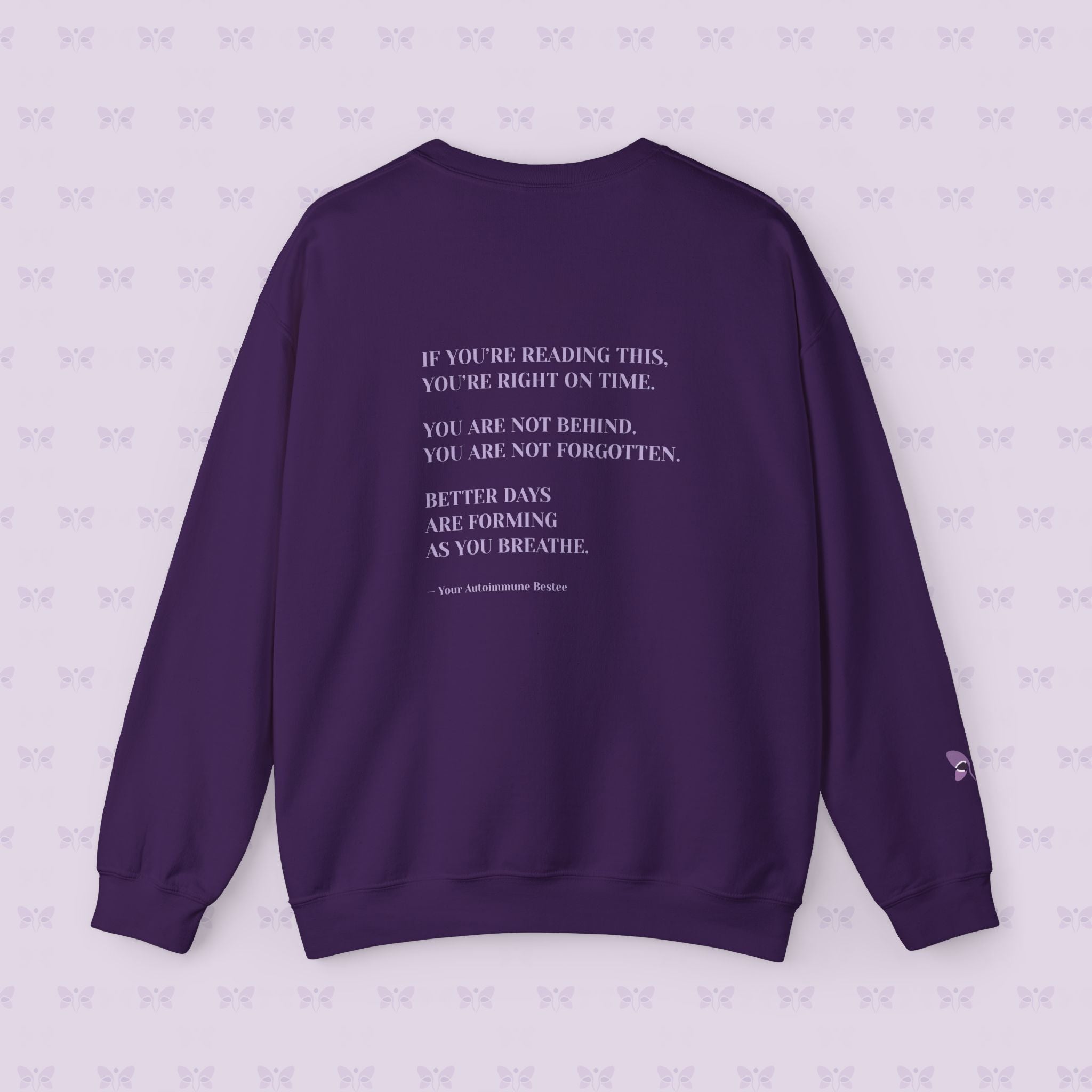 Healing Looks Good On Me – Cozy Affirmation Crewneck