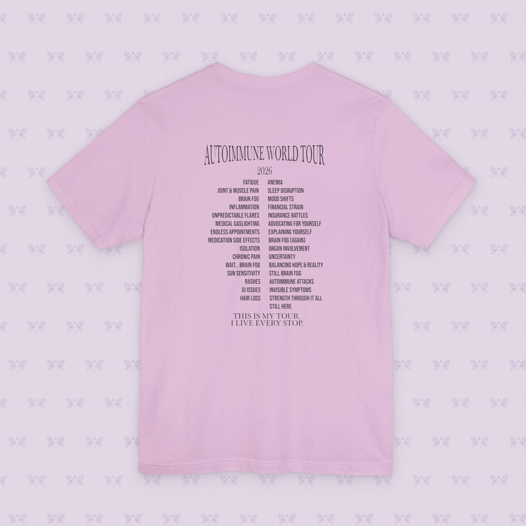 Autoimmune World Tour 2026 Shirt – Patient Edition | Chronic Illness Awareness Tee | Autoimmune Warrior Shirt | March Awareness Month
