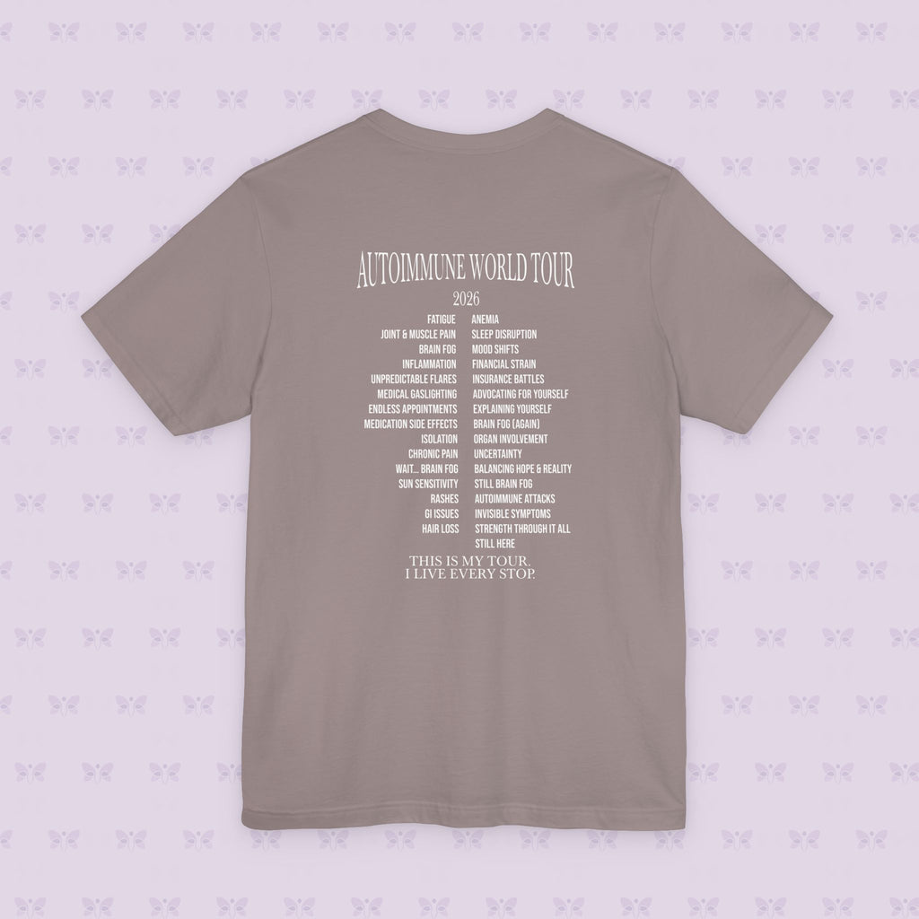 Autoimmune World Tour 2026 Shirt – Patient Edition | Chronic Illness Awareness Tee | Autoimmune Warrior Shirt | March Awareness Month