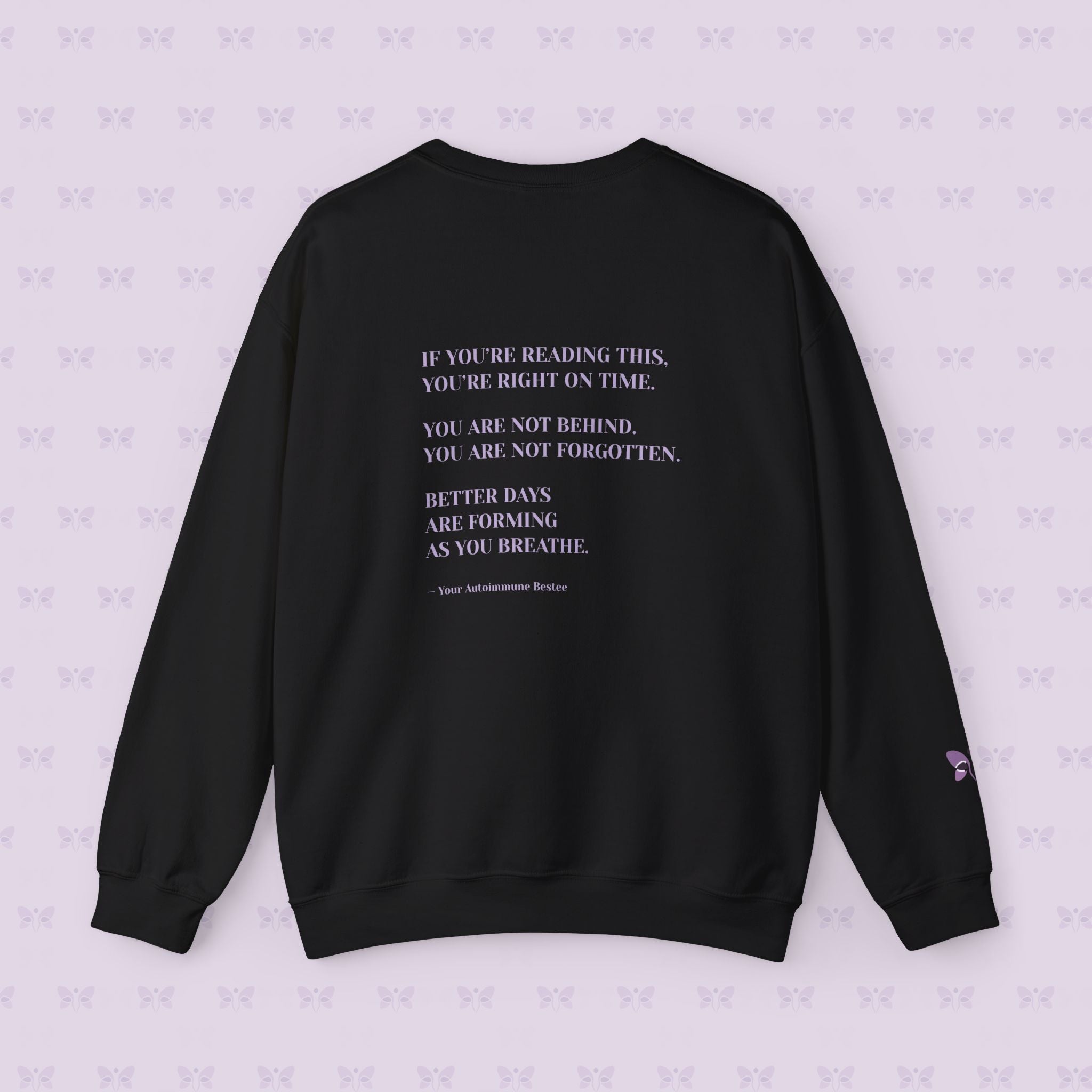 Healing Looks Good On Me – Cozy Affirmation Crewneck