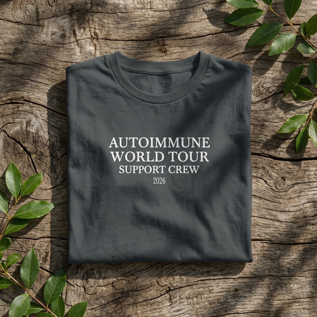 Autoimmune World Tour 2026 Support Crew T-Shirt | Caregiver & Chronic Illness Support Tee | Unisex Awareness Shirt